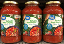 3 JARS Great Value Tomato Basil Garlic Spaghetti Pasta Sauce 3 ct 24 oz Jar