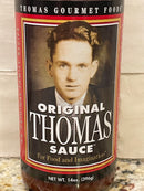 2 BOTTLES Original Thomas Gourmet Foods Sauce 14 oz Steak Fish BBQ