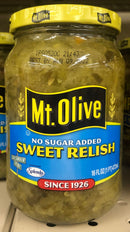 Mount Olive Pickle Dill Relish 8 oz Mt hot dog salad sandwich