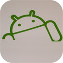 Leaning Droid Vinyl Sticker Google Robot Android Razr Case Cover Decal-0
