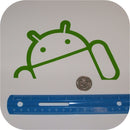 Leaning Droid Vinyl Sticker Google Robot Android Razr Case Cover Decal-19379