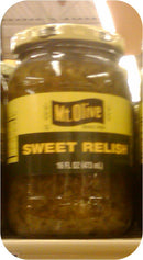 Mount Olive Sweet Salad Cubes Relish 16 oz Salad Tuna Mt-19233