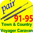 Hatch Tailgate Shock Struts Voyager Caravan Grand 91-95-10820