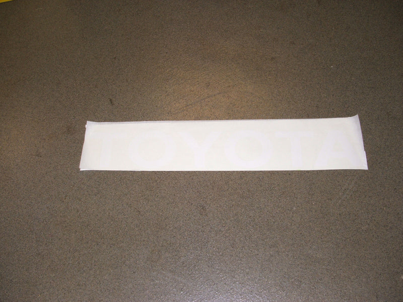 Toyota Pickup Truck Tailgate Letters Sticker WHITE Vinyl Decal Tacoma-19393