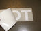 Toyota Pickup Truck Tailgate Letters Sticker WHITE Vinyl Decal Tacoma-19395