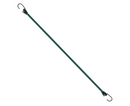 Bungee Cord 33" Multi-Strand Rubber Coated Hooks Green Camping RV