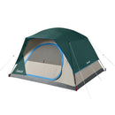 Coleman SkyDome 4-Person Dome Tent 8x7 ft Evergreen Gear Loft with Carry Bag