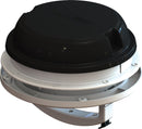 6" Dome Roof Vent 12V Fan with Screen Locking Lid Black 00-03812B RV Camper