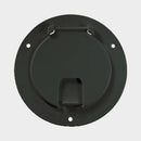 BLACK Electric Cable Cover Hatch Camper Rv Travel trailer Pop Up Popup 30 amp-0
