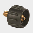 Black Propane Fitting 1/4" Acme Nut LP Propane Tank Pop Up Travel Trailer Camper-0