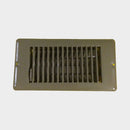 4"x8" Brown Floor Heat Vent Adjustable Register Camper Travel Trailer RV-0