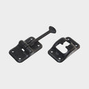 Black 3 1/2" Door Catch Hook Holder T Travel Trailer Pop Up Camper RV Bunks-0