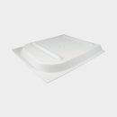 White 11-11/16"x11-7/8" Screen Door Slide plastic cover Camper Travel Trailer RV-0