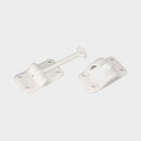 White 3 1/2" Door Catch Hook Holder T Travel Trailer Pop Up Camper RV Bunks-0