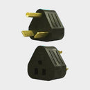 REVERSE 30 amp/ 110v power cord adapter for Camper Travel Trailer Pop Up RV Plug-0