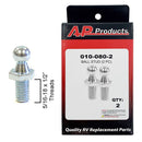 010-080-2 Ball Studs 5/16-18 x 1/2" Threads Camper RV Travel Trailer