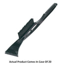 Super Deluxe Snow Brush Ice Scraper 22" 4" Blade Side Brush Case of 20