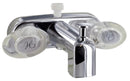 Bathtub Faucet Polished Chrome 4" Wall Mount Lever Handles PF223361 RV Camper
