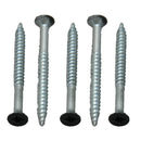012-FSQ25BL 8 X 2 Screw Black 25 Pack Camper RV Travel Trailer