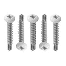 012-PTK500W 8X1 Screw White 500 Pack Camper RV Travel Trailer