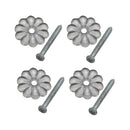 012-RTCR100 Screw Rosettes Clear 100 Pack Camper RV Travel Trailer