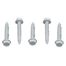012-TR100W 8 X 1 Screw White 100 Pack Camper RV Travel Trailer