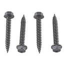 012-TR50BL 8 X 1 Screw Black 50 Pack Camper RV Travel Trailer