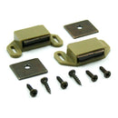 013-012 Door Catch 2 Sets Side Mount Brown Camper RV Travel Trailer