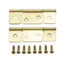 013-046 Door Hinge Non-Mortise Hinge Brass Camper RV Travel Trailer