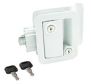 013-571 Entry Door Handle White Camper RV Travel Trailer Motorhome