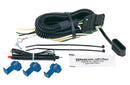 4 Flat Trailer Wiring Connector 48" with LED Tester Splices Dust Cover Kit