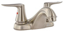 Lavatory Faucet Brushed Nickel 4" Deck Mount Low-Arc Spout Catalina RV Camper
