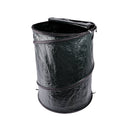 Pop-Up Trash Can with Lid 19" x 24" Green Collapsible Camping Picnic