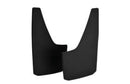 Universal Mud Flaps 15-3/4" x 8-7/8" Pair Black Flat Screw On Car Truck