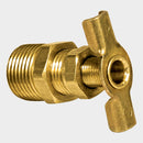 1/2" DRAIN VALVE Water Heater Tank BRASS Camper RV Travel Trailer Pop Up – product photo