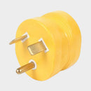 REVERSE 30 amp/ 110v power cord adapter for Camper Travel Trailer Pop Up RV Plug-21162