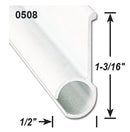 021-50802-8 Awning Rail 1-3/16" X 1/2"X 8' Camper RV Travel Trailer