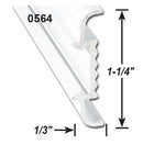 021-56402-16 Trim Molding Black Aluminum Camper RV Travel Trailer