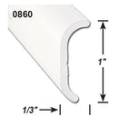 021-86002-16 Trim Molding Short Leg Trim Camper RV Travel Trailer