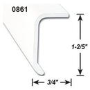 021-86102-16 Trim Molding Long Leg Trim Camper RV Travel Trailer