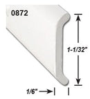 021-87202-16 Trim Molding Flat Trim Black Camper RV Travel Trailer