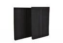 Universal Rubber Mud Flaps 12" x 18" Pair Black Flat Screw On Truck Trailer