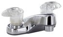 Lavatory Faucet Polished Chrome 4" Deck Mount Lever Handles Catalina RV Camper