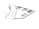 Replacement Roof Vent Fan Keypad for 4301K 4401K Series RV Camper