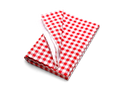 Red White Checkered Tablecloth 54" x 72" Vinyl Picnic Camping