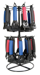 Spinner Counter Display Rack 2 Tier with 48 Ice Chisel 10" Ice Scrapers
