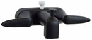 Bathtub Faucet Matte Black 4" Wall Mount Tub/Shower Diverter Catalina RV Camper