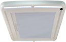 Interior Roof Vent Sun Shade Plus 14" x 14" with LED Light White 00-03901 RV