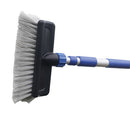 Camco Flow Through Wash Brush with Push Button Handle Camper RV Travel Trailer
