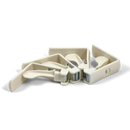 White Plastic Tablecloth Clamps Set of 4 Picnic Table up to 2"